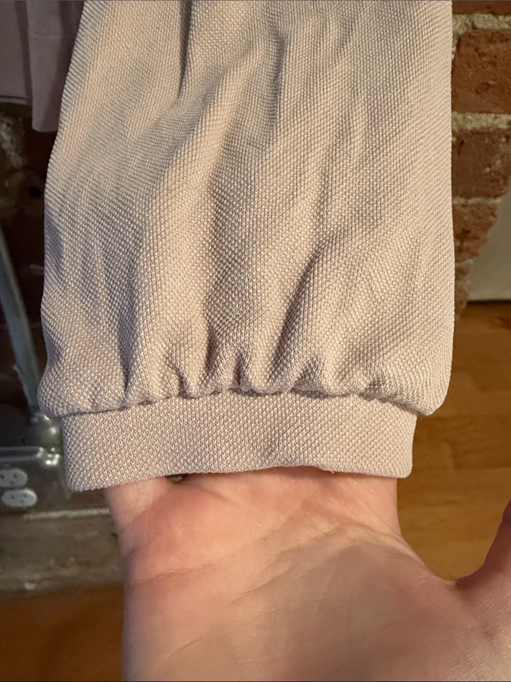 lululemon Light Mauve Polo Collar Long-Sleeve Top - Picture 2 of 5